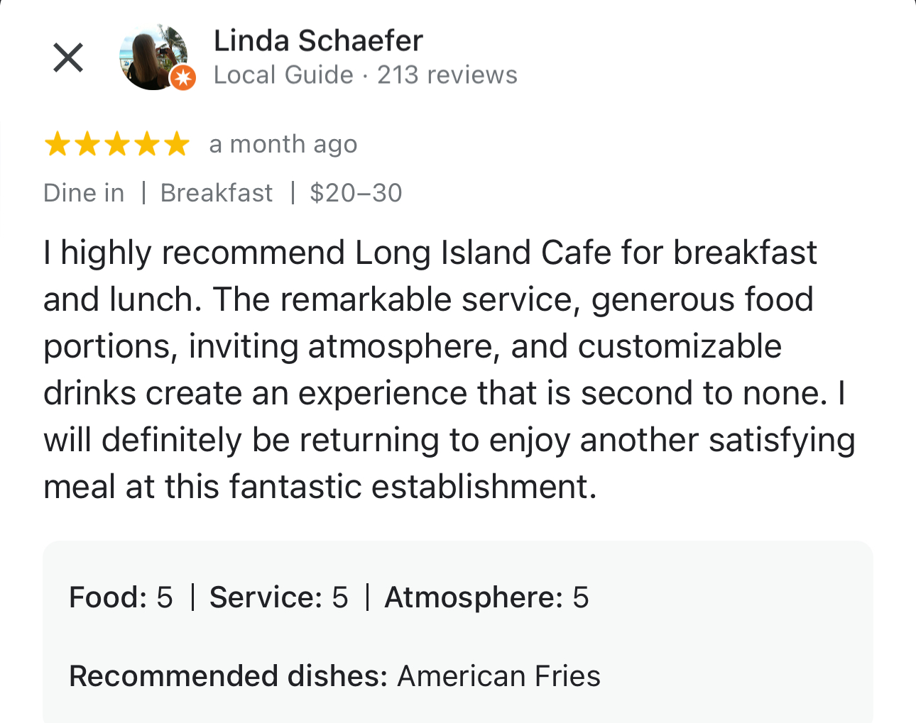 Best Reviews for Breakfast near me